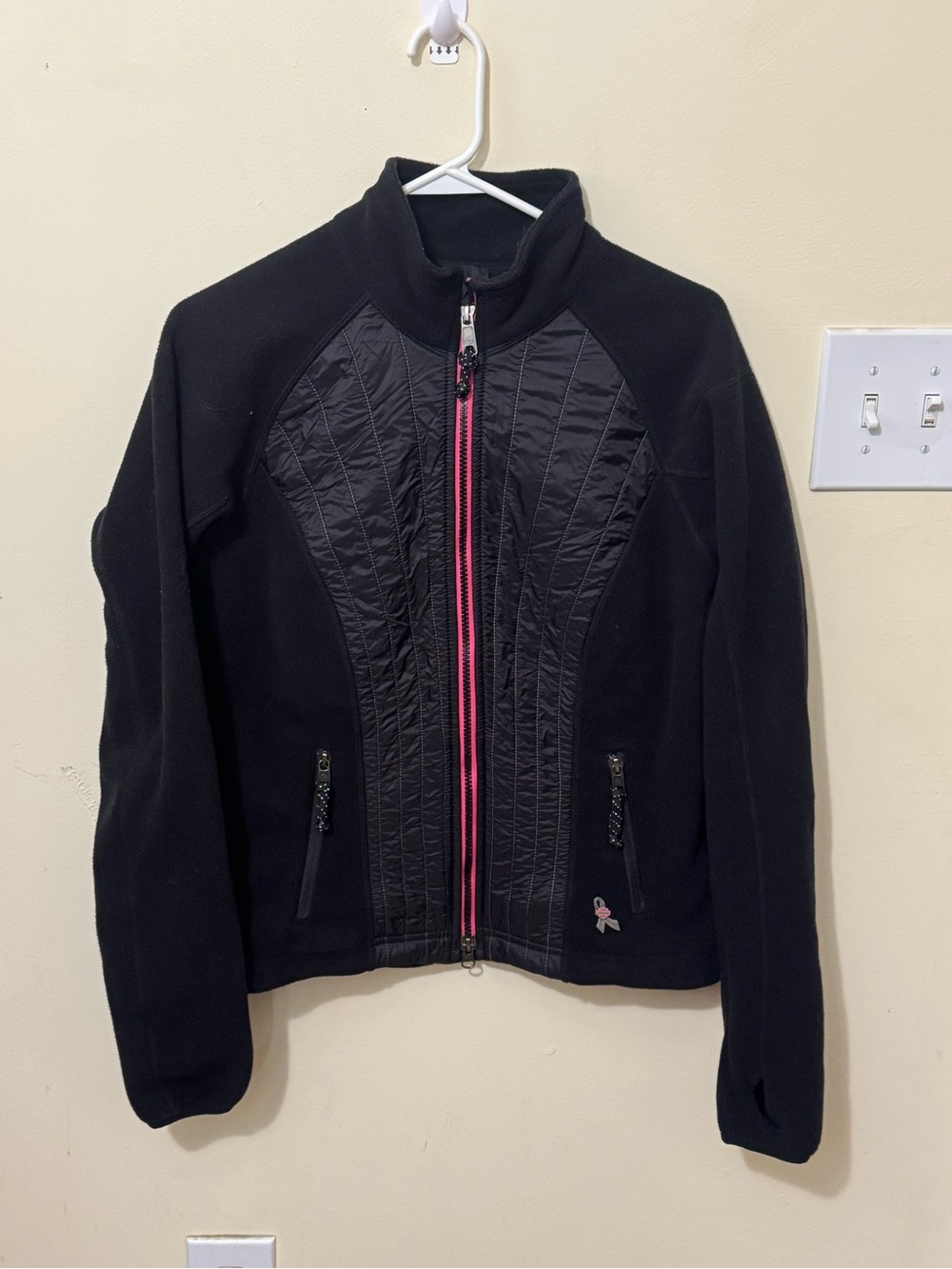 Harley-Davidson Black Jacket with Pink Stitching